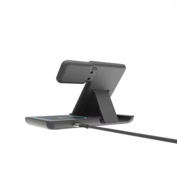 Gembird TA-WPC31S-01-BK 3-in-1 Kokkupandav Juhtmevaba Laadija Alus, 15W, Samsung Watch, Must