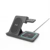 Gembird TA-WPC31S-01-BK 3-in-1 Kokkupandav Juhtmevaba Laadija Alus, 15W, Samsung Watch, Must