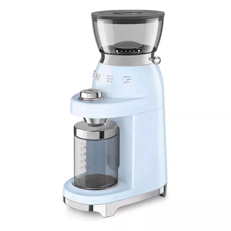 Smeg CGF03PBEU Kohviveski, 15 jahvatusastet, 240 g ubade mahutavus, 150 W, pastellsinine