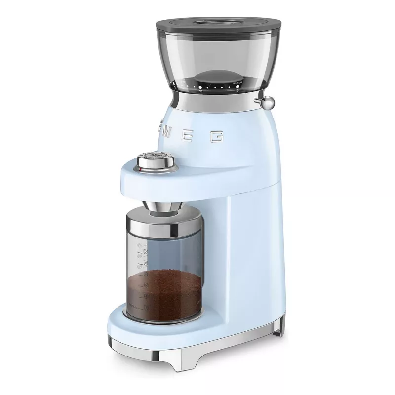 Smeg CGF03PBEU Kohviveski, 15 jahvatusastet, 240 g ubade mahutavus, 150 W, pastellsinine