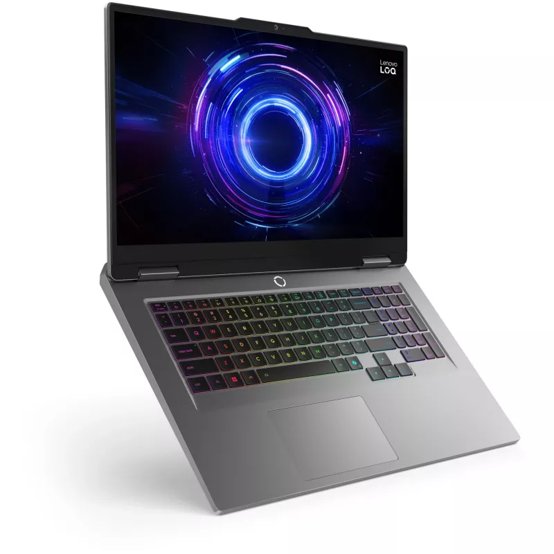 Lenovo LOQ 17IRX10 83JH mängusülearvuti - 17,3 tolli FHD IPS 144Hz, Intel Core i5-13450HX, 24GB DDR5 RAM, 1TB NVMe SSD, NVIDIA GeForce RTX 5050 6GB, Windows 11 Home, Storm Grey