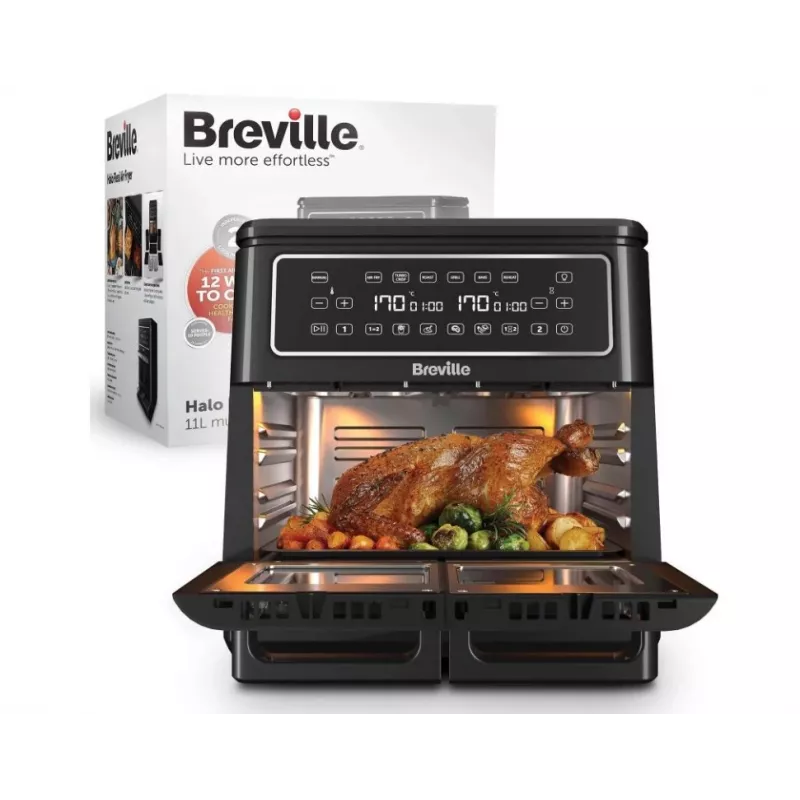 Breville VDF130X Õlivaba õhufritüür, 5.5L, 1700W, must
