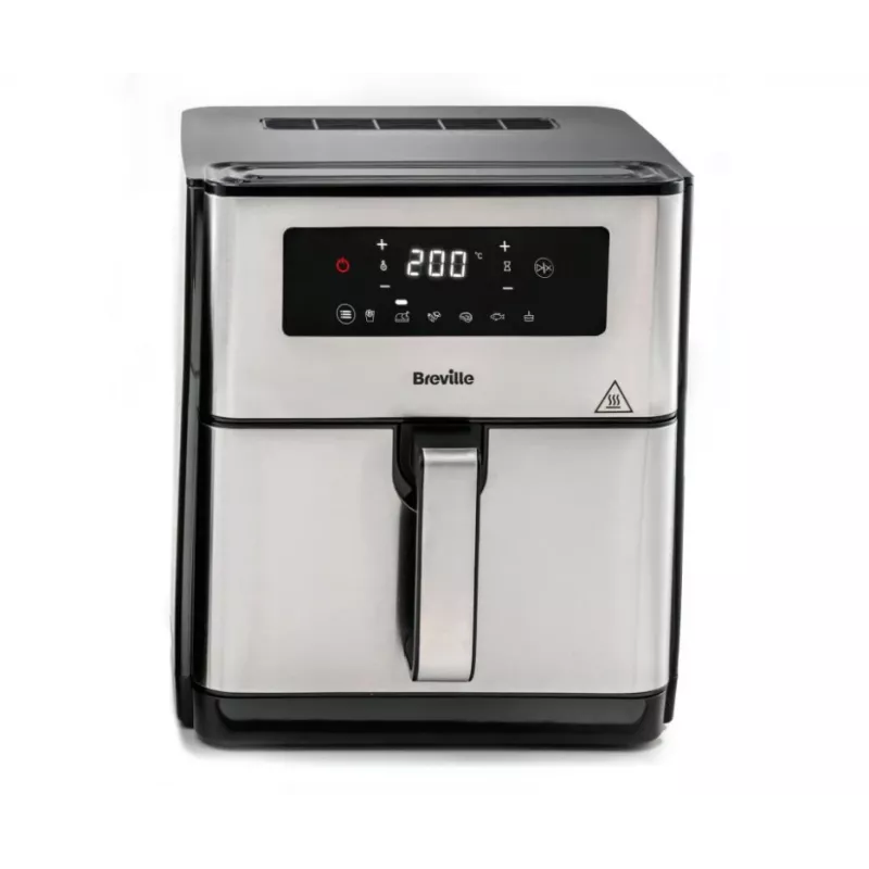 Breville VDF131X Õlivaba õhufritüür, 1.25 kg, 1400 W, must/hõbedane