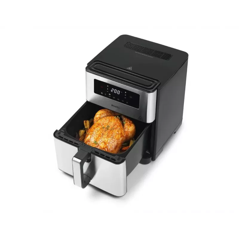 Breville VDF131X Õlivaba õhufritüür, 1.25 kg, 1400 W, must/hõbedane