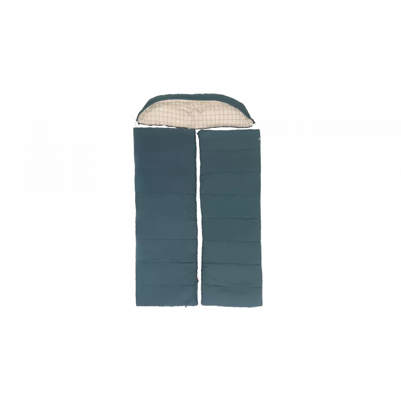 Outwell Camper Lux Double Blue Sleeping Bag 235x150 cm -16 kuni 5 °C Kahepoolne tõmblukk