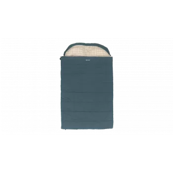 Outwell Camper Lux Double Blue Sleeping Bag 235x150 cm -16 kuni 5 °C Kahepoolne tõmblukk