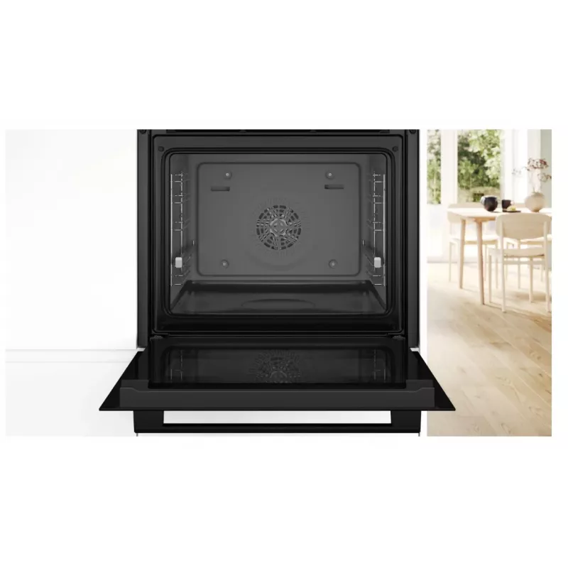 Bosch Serie 6 HBG557EB3 Sisseehitatud ahi pürolüütilise isepuhastusega, 71L, must