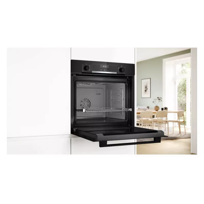Bosch Serie 6 HBG557EB3 Sisseehitatud ahi pürolüütilise isepuhastusega, 71L, must