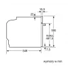Bosch Serie 6 HBG557EB3 Sisseehitatud ahi pürolüütilise isepuhastusega, 71L, must
