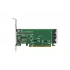 ICY DOCK EXLink MB308A PCIe 4.0 x16 NVMe adapterkaart 2 x SlimSAS 8i (SFF-8654) pistikuga ja redriveriga