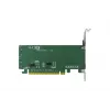 ICY DOCK EXLink MB308A PCIe 4.0 x16 NVMe adapterkaart 2 x SlimSAS 8i (SFF-8654) pistikuga ja redriveriga