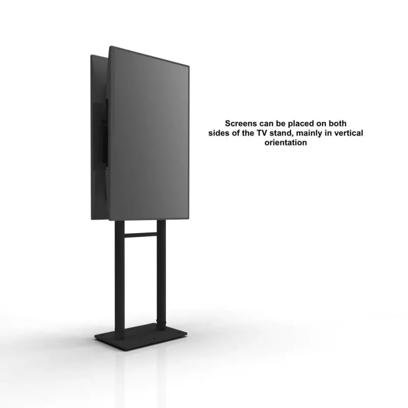 ONKRON FPRO2L-20-B mobiilne TV-pukk 55-100-tollistele teleritele, must