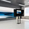 ONKRON FPRO2L-20-B mobiilne TV-pukk 55-100-tollistele teleritele, must