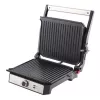 ELDOM GK200 GRILO Kontaktgrill 2000W Reguleeritav termostaat Mittekleepuvad plaadid Must/Hõbe
