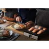 ELDOM GK200 GRILO Kontaktgrill 2000W Reguleeritav termostaat Mittekleepuvad plaadid Must/Hõbe
