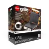ELDOM GK200 GRILO Kontaktgrill 2000W Reguleeritav termostaat Mittekleepuvad plaadid Must/Hõbe