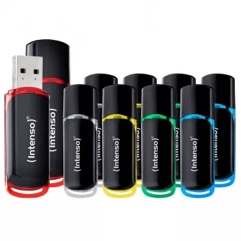 Intenso Business Line 8GB USB 2.0 mälupulk 10-pakk (segatud värvid)