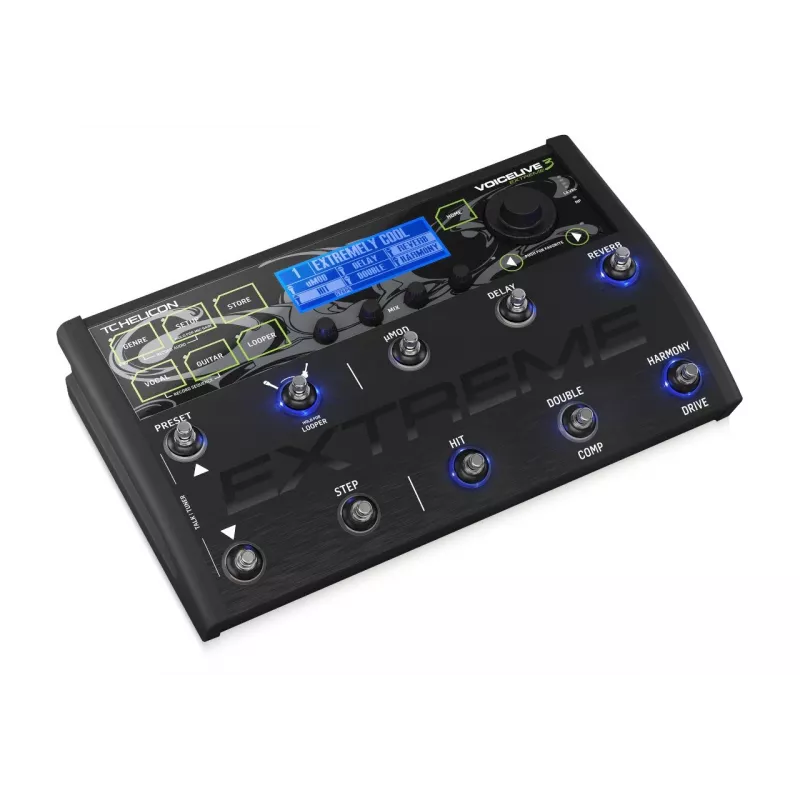 TC-Helicon VoiceLive 3 Extreme - Kitarr ja vokaal mitmeefektiprotsessor looperiga