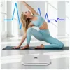 AWEI SS1 Multifunktsionaalne kehakaal Bluetooth 5.0-ga, Valge