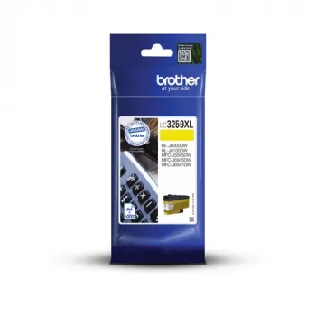 Brother LC3259XLYP Extra High Yield Yellow Ink Cartridge (5000 Pages) - Original