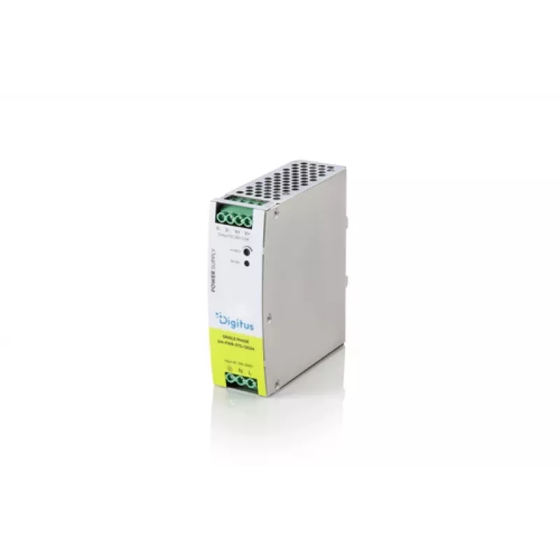 DIGITUS Industrial Power Supply 24V DC 120W Metal Case DIN Rail