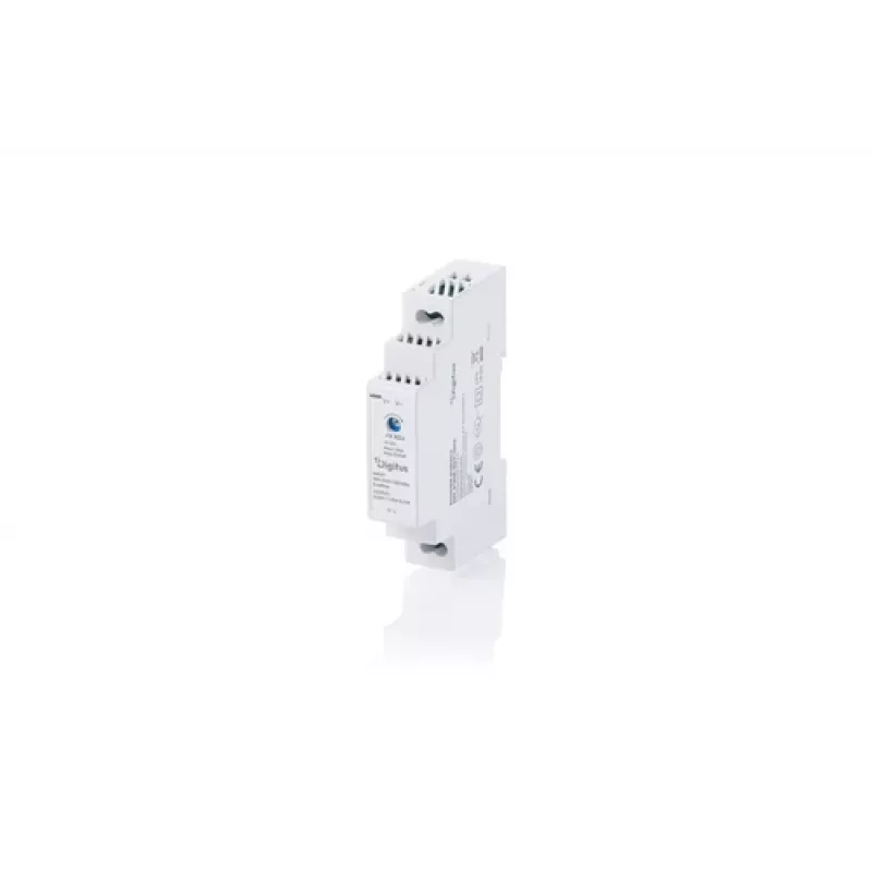 DIGITUS 12V / 1.25A / 15W Step-Shape DIN-Rail Power Supply (Ultra-Slim, Class II)
