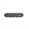 Gembird PB10-PD20-LCD-01 Fast Charging Power Bank with Integrated Cables, 20W, 10000 mAh, Black