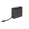 Gembird PB10-WPC15-LCD-01 Fast Laadimise Power Bank Juhtmevaba Laadijaga, 20W, 10000 mAh, Must