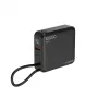Gembird PB10-WPC15-LCD-01 Fast Laadimise Power Bank Juhtmevaba Laadijaga, 20W, 10000 mAh, Must
