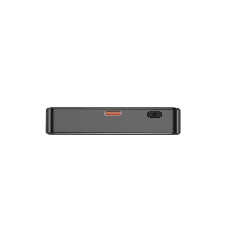 Gembird PB10-WPC15M-LCD-01 Magnetiline juhtmevaba toitepank LCD-ekraaniga, 15W, 10000 mAh, must