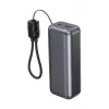Gembird PB10-PD20-LCD-02 Kompaktne kiirlaadiv toitepank LCD-ekraaniga, 20W, 10000 mAh, Space Grey