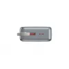 Gembird PB20-PD65-LCD-01 Fast Charging Power Bank with Integrated Cables, 65W, 20000 mAh, Black