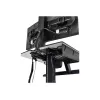 Ergotron WorkFit-C Single HD Sit-Stand Workstation - Mobiilne käru - Must, Hall - 12,7 kg - 76,2 cm (30 inch) - VESA 75x75, 100x100, 200x100, 200x200 - 360°