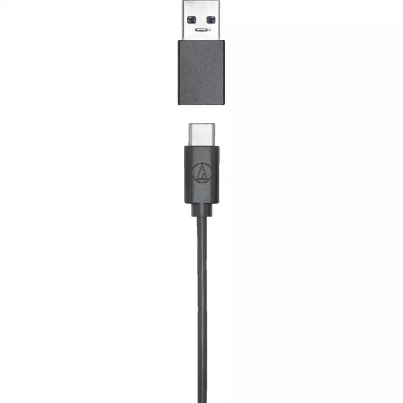 Audio-Technica ATR4750-USB Condenser Microphone Black USB-C USB-A