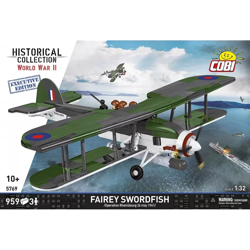 COBI KLOCKI Klotsid Fairey Swordfish Executive Edition 959 tükki