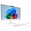 HP OmniStudio All-in-One 27-cw0174ng PC, 27 inch QHD-ekraan, AMD Ryzen AI 7 445, 24 GB RAM, 512 GB SSD, Windows 11 Home, valge