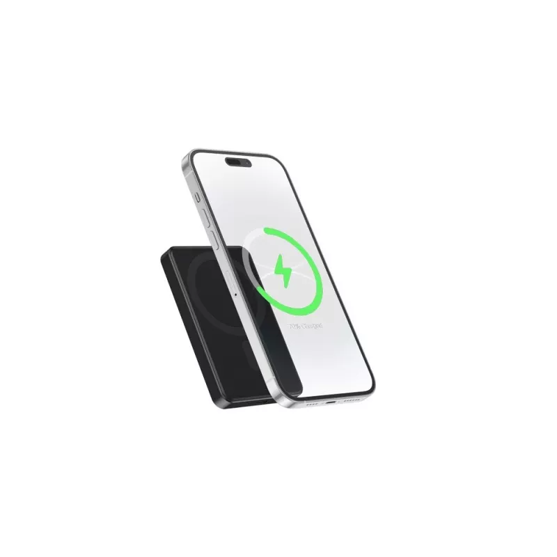 Gembird PB05-WPC15M-01 Magnetiline juhtmevaba toitepank 15W, 5000mAh, must