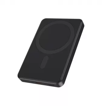 Gembird PB05-WPC15M-01 Magnetiline juhtmevaba toitepank 15W, 5000mAh, must