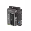 Gembird PB20-PD20-LCD-01 Fast Charging Power Bank with Integrated Cables, 20W, 20000 mAh, Black