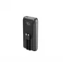 Gembird PB20-PD20-LCD-01 Fast Charging Power Bank with Integrated Cables, 20W, 20000 mAh, Black