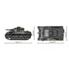 COBI 958 PCS HC WWII Panzer III Ausf. H Ehitusklotside Komplekt