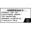 COBI 958 PCS HC WWII Panzer III Ausf. H Ehitusklotside Komplekt