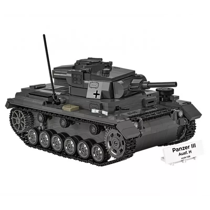COBI 958 PCS HC WWII Panzer III Ausf. H Ehitusklotside Komplekt