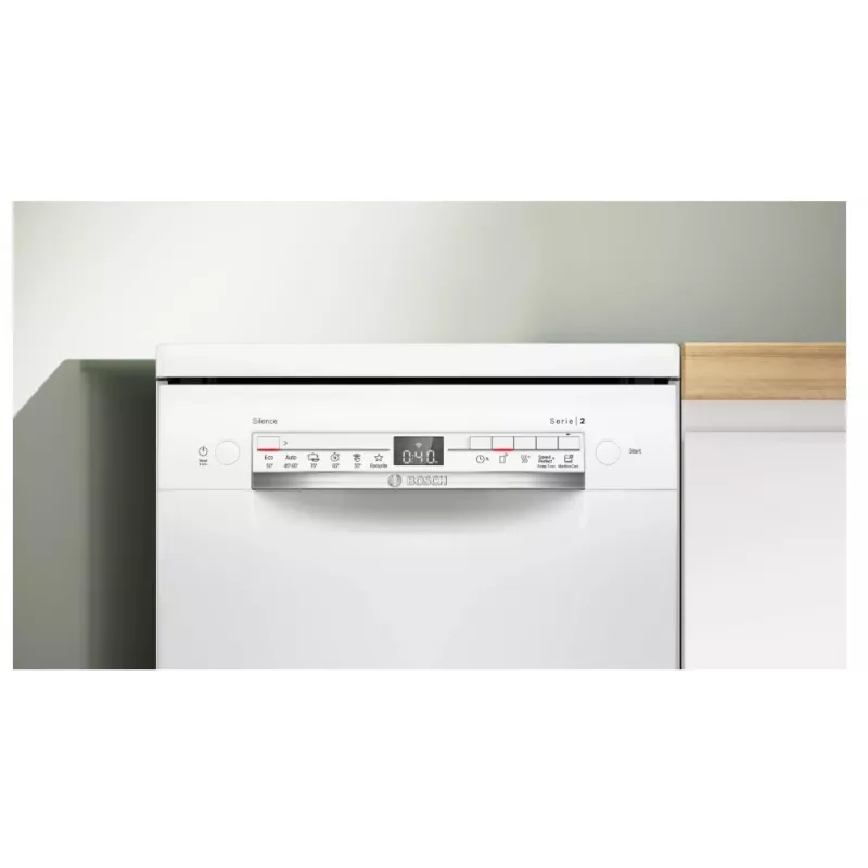 Bosch Serie 2 SPS2HKW55E vabaltseisev kitsas nõudepesumasin, 10 kattekohta, valge