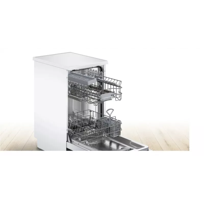 Bosch Serie 2 SPS2HKW55E vabaltseisev kitsas nõudepesumasin, 10 kattekohta, valge