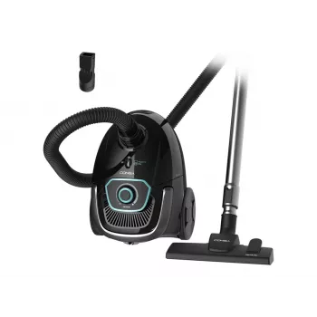 Cecotec Conga Powerbag 2500 Plus Kotiga Silindertolmuimeja, 850 W, 2,5 L Tolmumahutavus, Must
