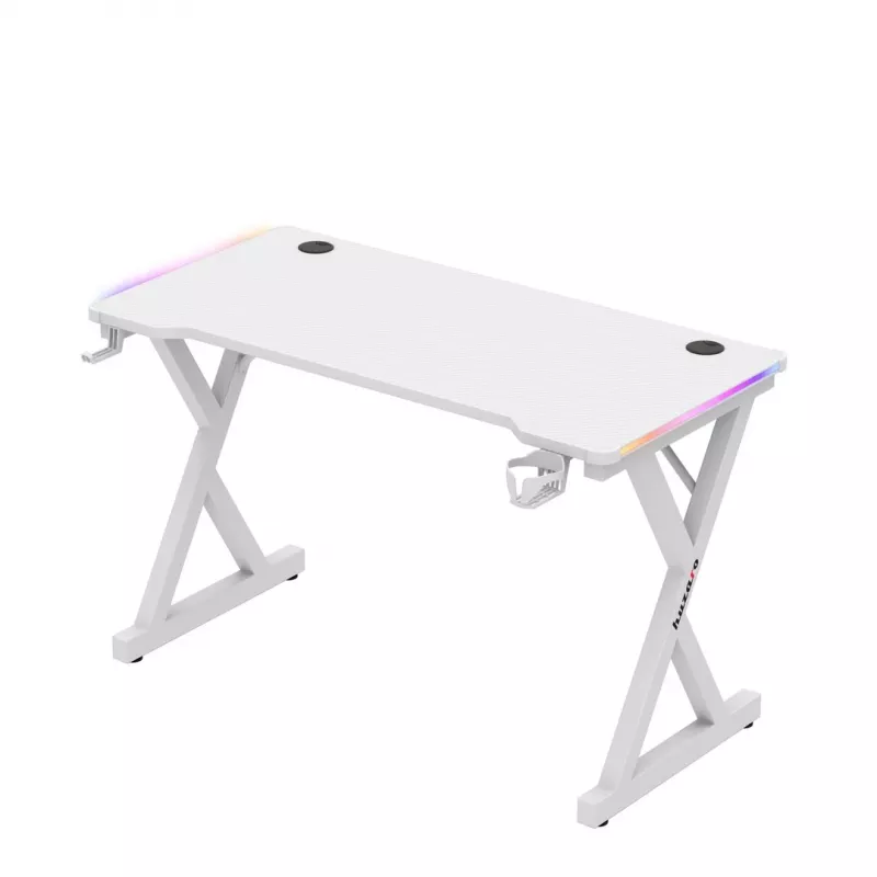 HUZARO HERO 2.3 RGB WHITE Gaming Desk