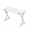HUZARO HERO 2.3 RGB WHITE Gaming Desk