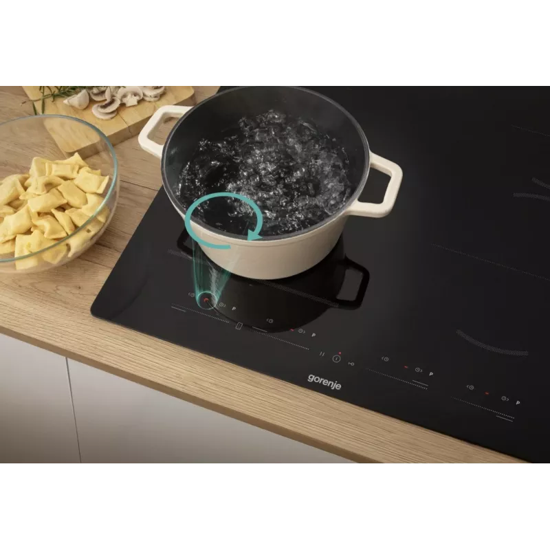 Gorenje Induktsioonpliit GI6432BSC 60 cm Must PowerBoost, Taimer, Lapselukk