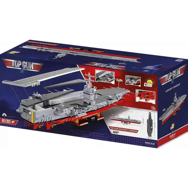 COBI KLOCKI klotsid Top Gun lennukikandja 6130 tükki
